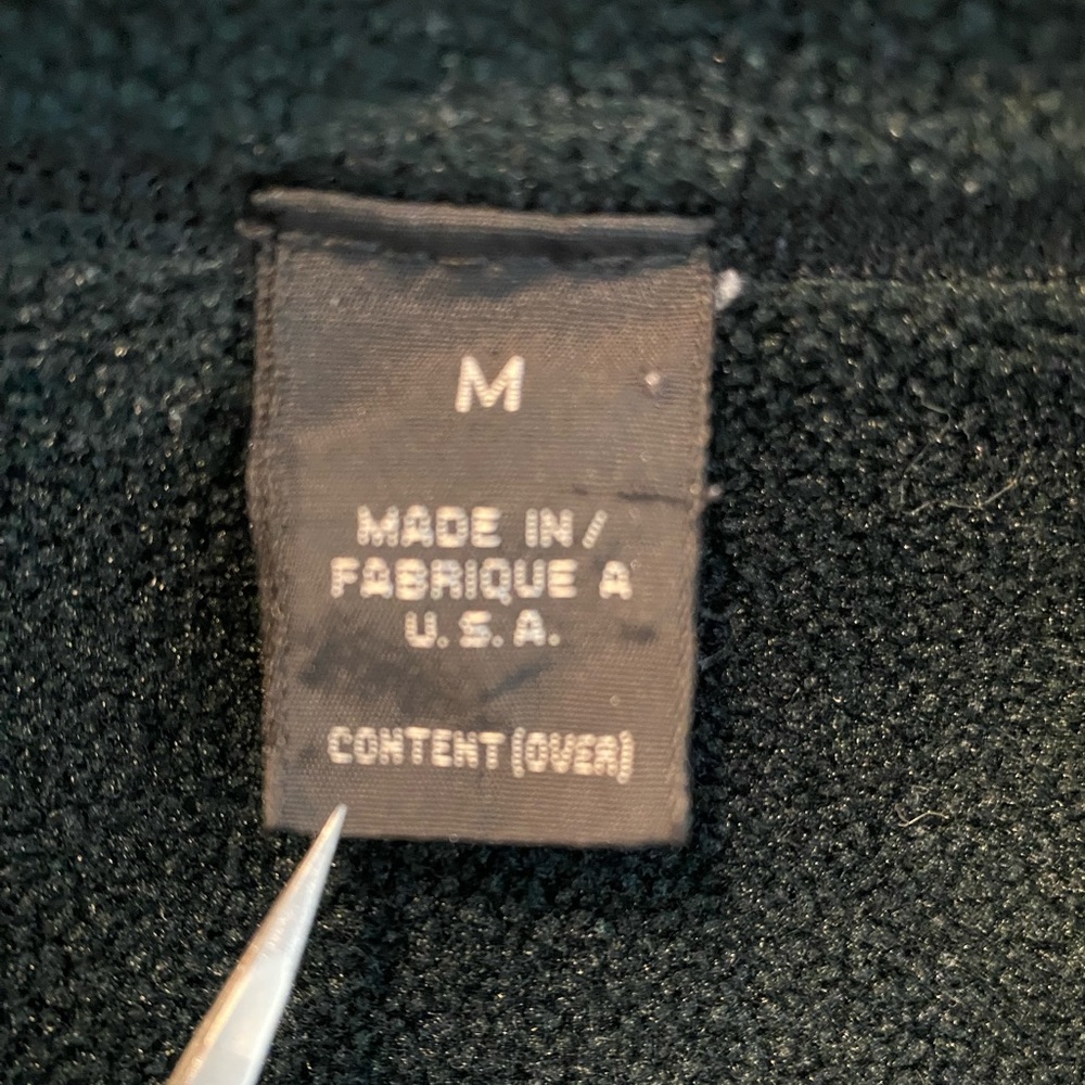 Vintage PATAGONIA Fleece Lined Half-Zip Base Layer / Sweater Size: M Color: Blk - Picture 7 of 7